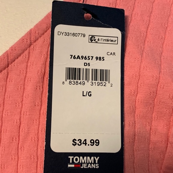 NWT TOMMY JEANS BLOUSE -Large - Picture 3 of 7